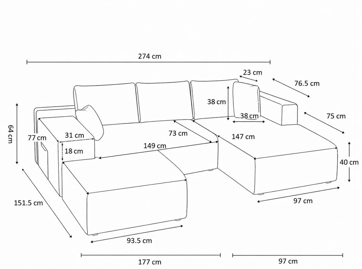 Dimensions du produit
