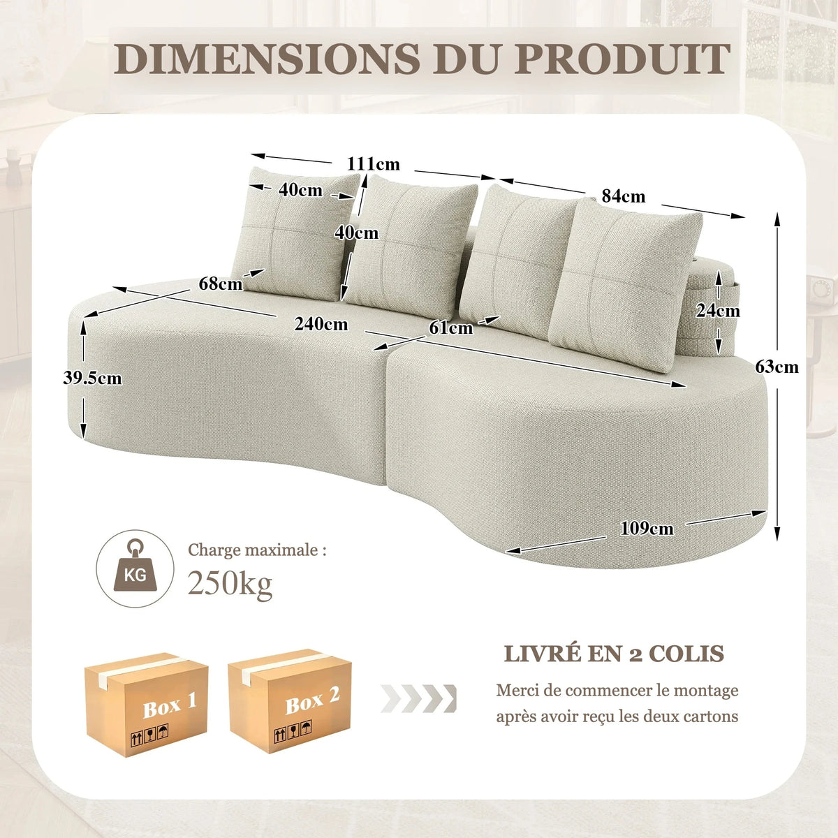 Dimensions du produit