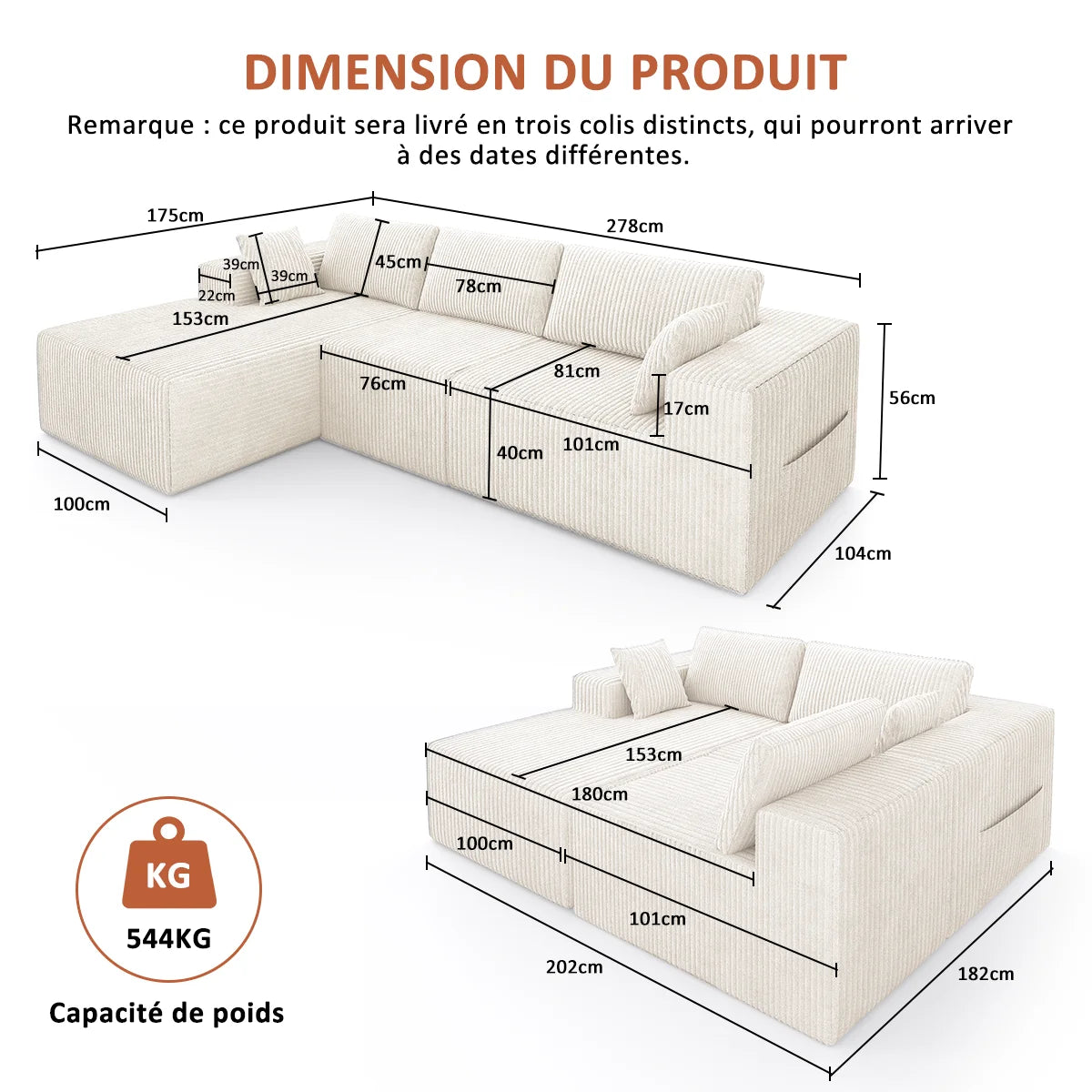 Dimensions du produit