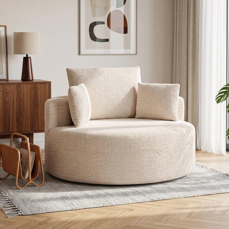 Fauteuil Cocon Rond Chenille
