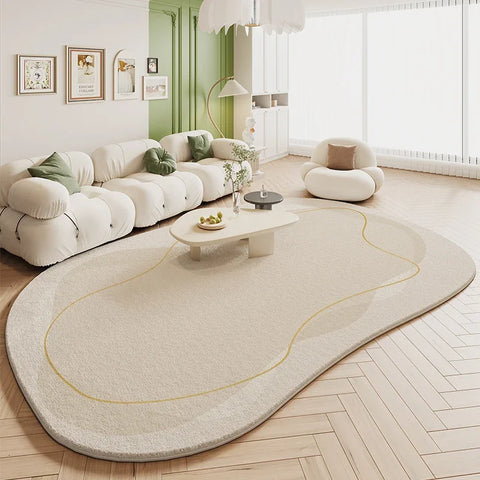 Tapis forme organique – Crème