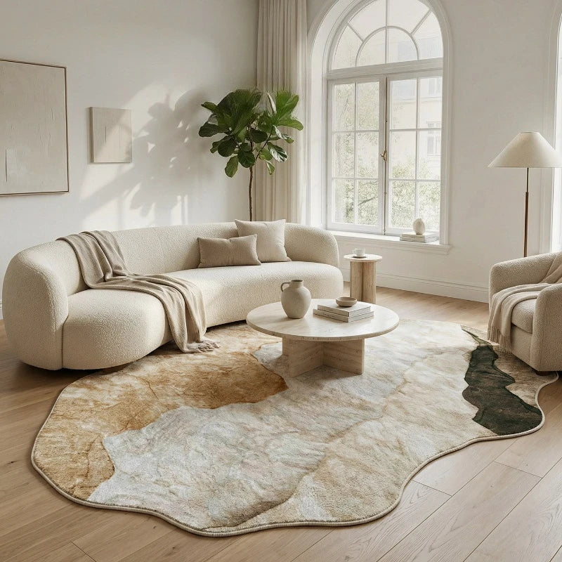 Tapis Effet Pierre Poils Doux